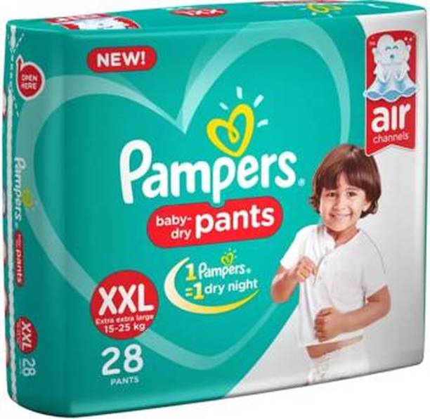 Pampers Baby Dry Size-XXL (15-25 Kg) 28 Diaper Pants - ...