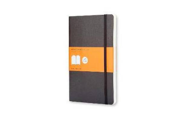 Moleskine Soft Large Ruled Notebook Black