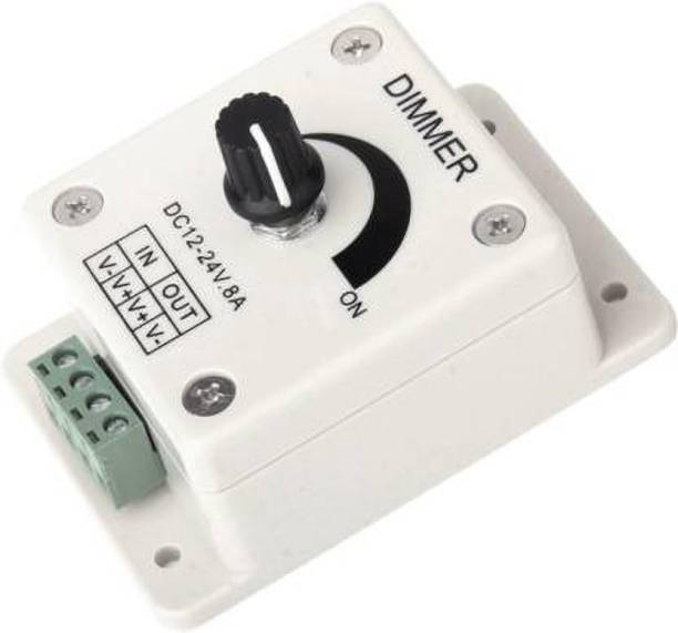 DESIKARTZ 12V-24V 8A LED Light Dimmer Brightness Adjustable Control Controller 0 A Step Dimmer