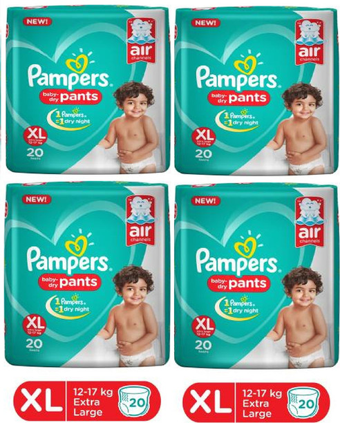 pampers pants xl 20