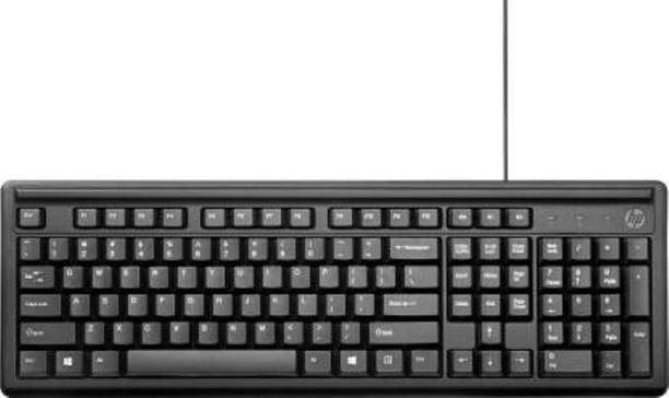 HP 100 Wired USB Desktop Keyboard (Black) Wired USB Desktop Keyboard