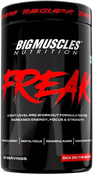BIGMUSCLES NUTRITION Freak Sex On The Beach Preworkout 60 Serving BCAA