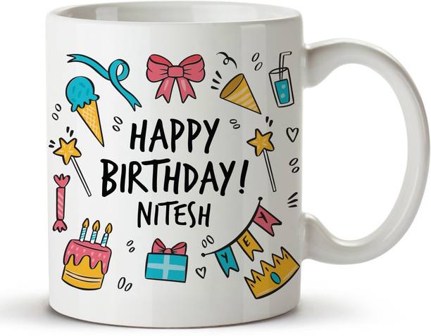 Jemiz Happy Birthday Nitesh Ceramic Coffee Mug Price In India Buy Jemiz Happy Birthday Nitesh Ceramic Coffee Mug Online At Flipkart Com Just imagine how the birthday man will be glad to get such images, because it is important for him to get attention of other people. buy jemiz happy birthday nitesh ceramic