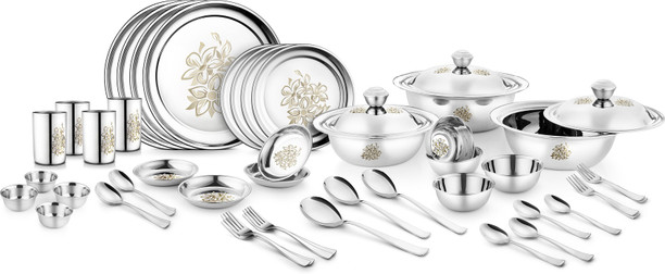 12pcs Dolls House Miniature Dining Tableware Fiesta Cutlery Stainless Steel RS
