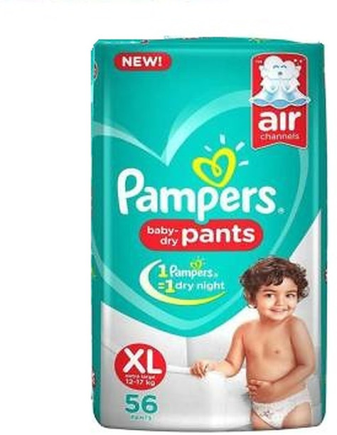flipkart pampers xl