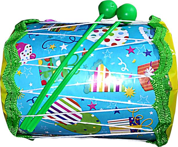 Shopsji A birthdy gift Musical Toys Dhol Toy for Small Babies and Children, Small Toys for baby, Small Musical Dholak, children style drum, small dholak for children, birthday gift musical drum, Disco Drum for Small Babies