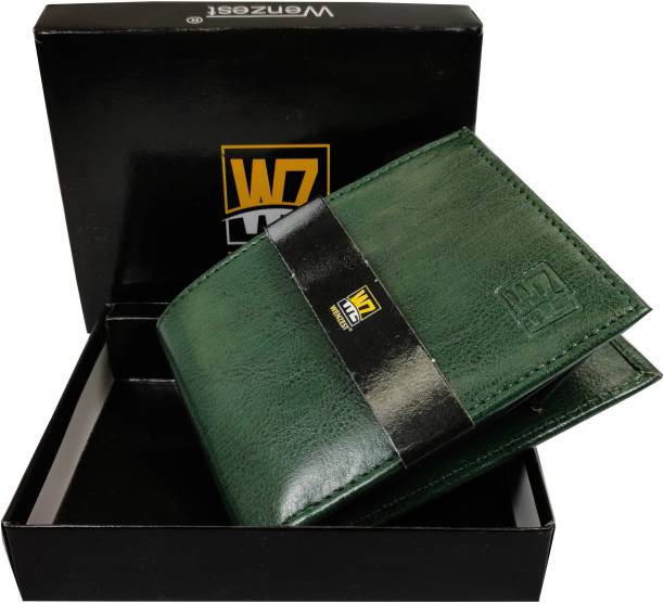 WENZEST Boys Green Artificial Leather Wallet