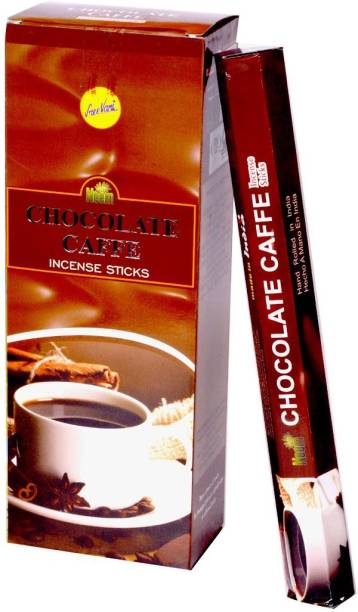 Bansiwal Chocolate Caffe Fragrance 6 pkt of 20 Sticks Each (Contains 120 Incense Sticks/Natural Agarbatti) Chocolate