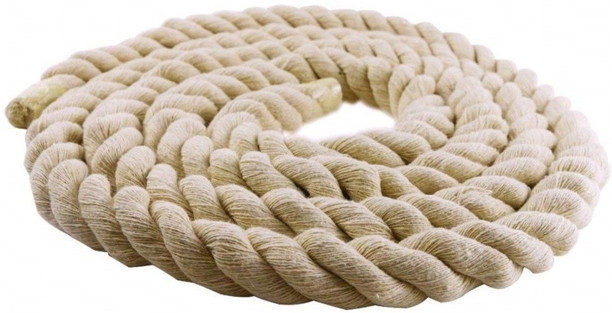 twisted climbing rope