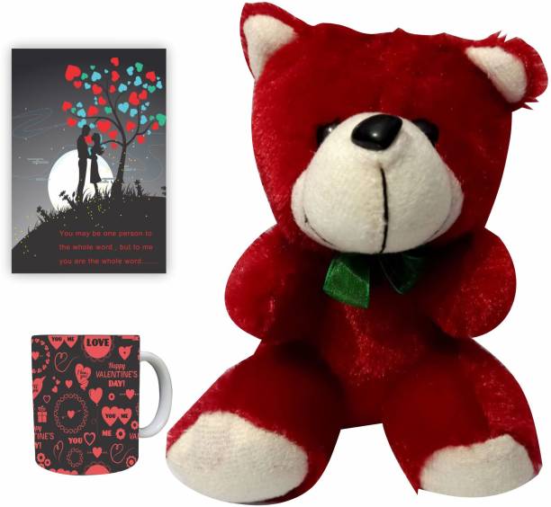 DECOR Production Soft Toy, Mug, Greeting Card Gift Set