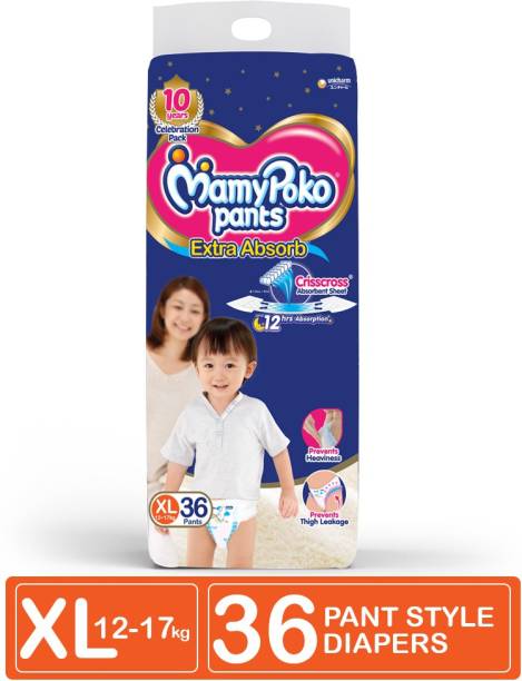 MamyPoko Pants Extra Absorb Diapers - XL