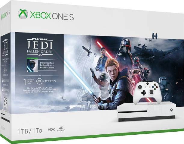 MICROSOFT Xbox One S 1 TB with Star Wars Jedi: Fallen O...