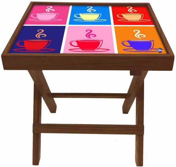 Nutcase Tea CHAI TIME Solid Wood Side Table