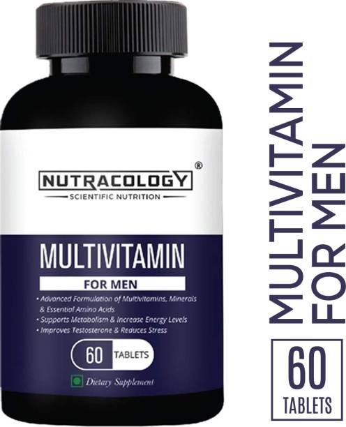 Nutracology Multivitamin for men with Vitamin, minerals and Antioxidants 60 tablets