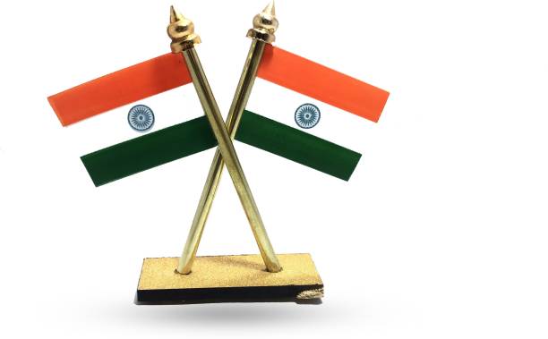 indian mega mart country flag Rectangle Car Dashboard Flag Flag