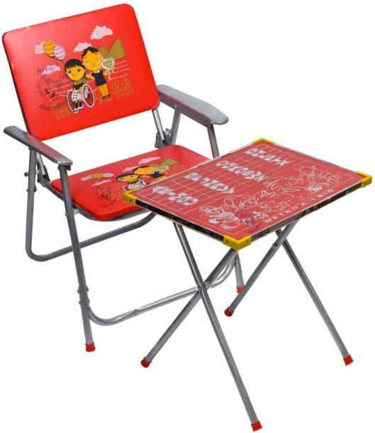 Avani MetroBuzz New kids table Chair for study Red Solid wood Desk Chair