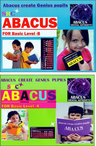 Nivita Abacus Books Creat Genius Pupils, Basic Level A and B Pack Of-02