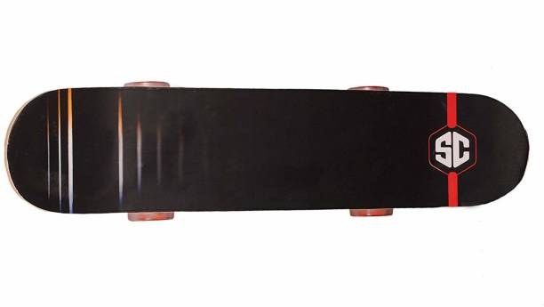 Smartcraft Fiber skateboard Specially designed with a pro pattern and Length of 27 Inches X 6.5 Inches width (Tornado) 6 inch x 6 inch Skateboard