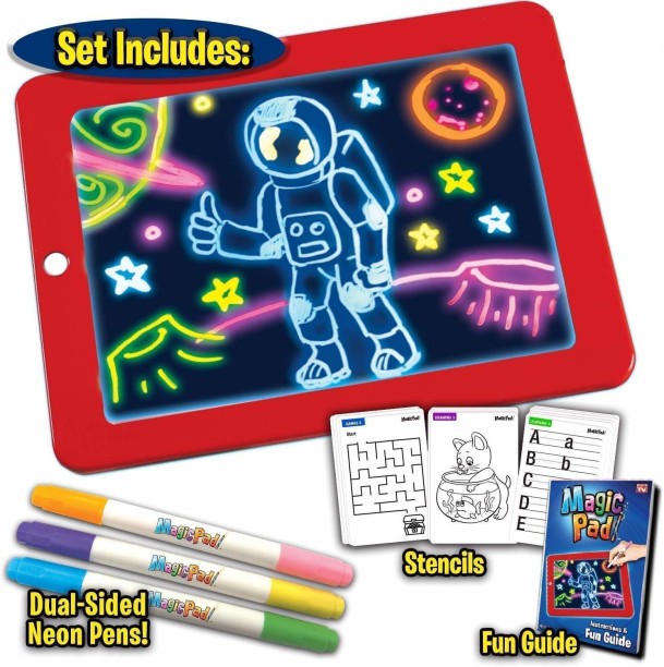 Super Sketcher High Resolution Magnetic Drawing Board For Kids Arts Crafts Erasable Doodle Multicolors Scribble Suitable From 3 Years Travel Size Writing Pad Educational Learning Board