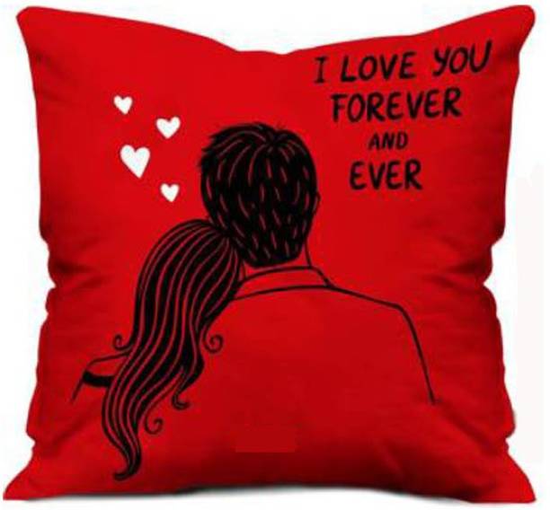 Miss & Chief by Flipkart Valentine Special Cushion Love You Forever  - 35 cm