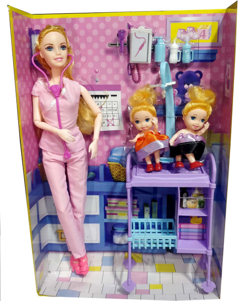 barbie doll with folding hands