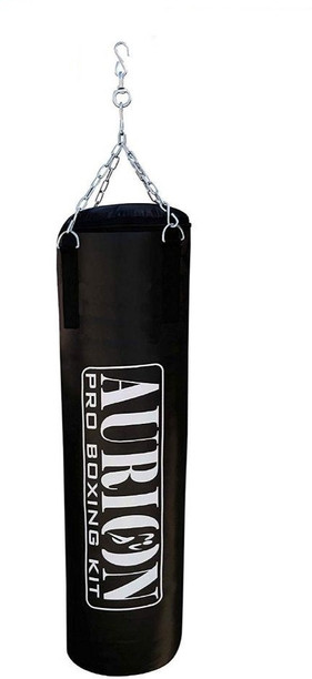 punching bag on ground