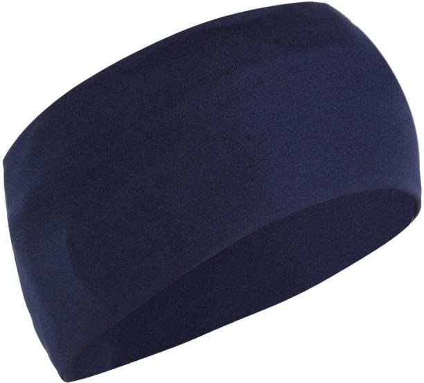 BISMAADH Workout Headband for Women & Men Wide, Moisture Wicking & Non-Slip Exercise Hairband or Sports Sweatband Keep Your Hair in Place ,Performance Stretch & Ideal for Running & Yoga Head Band Head Band (Blue) Head Band