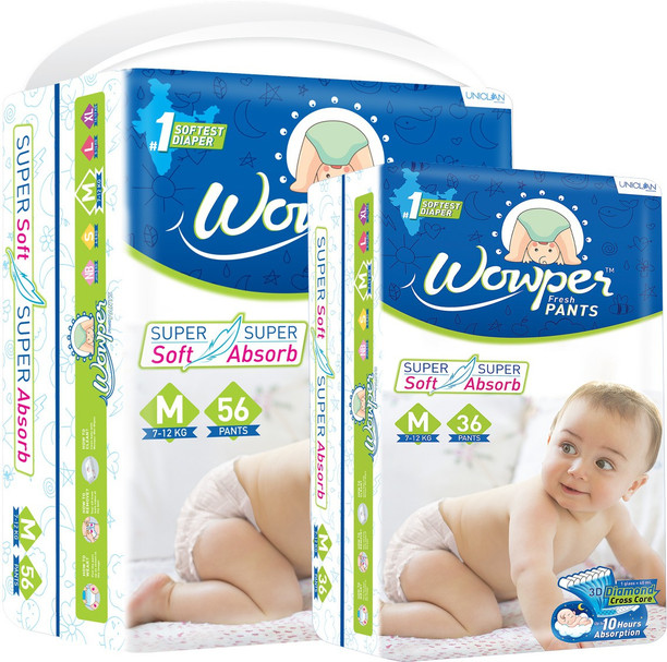 flipkart pampers medium pants