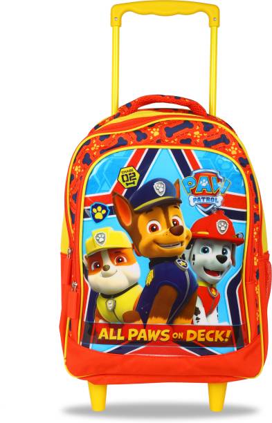 PAW PATROL All Paws On Deck Trolley Bag (Primary 1st-4th Std) School Bag
