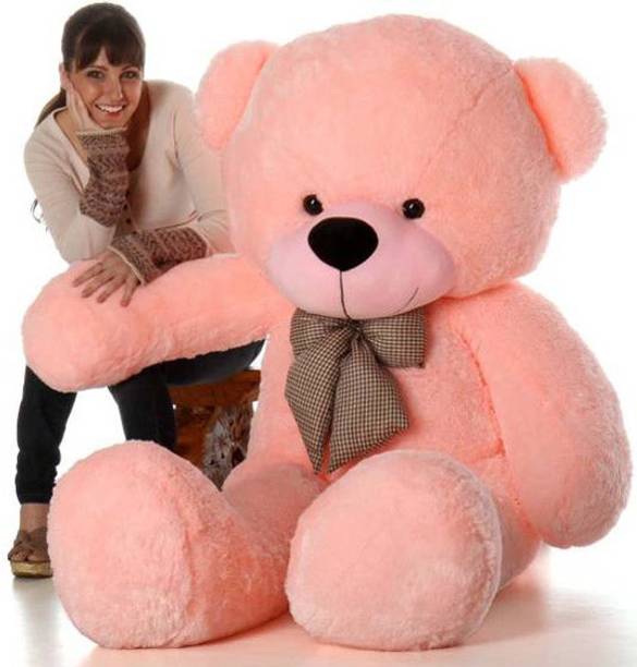 TRUELOVER 6 Feet Teddy Bear Jumbo with lovable and hug able teddy - 180 cm (Pink)  - 180 cm