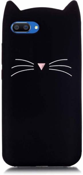 Dream2Cool Book Cover for RealMe 1 Billi Cartoon Mustache Cat Kitty Case Cover