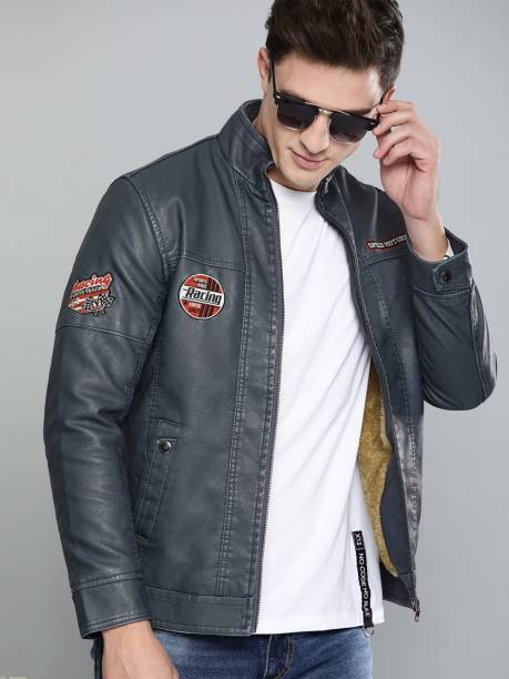 HERE&NOW Full Sleeve Solid Men Jacket
