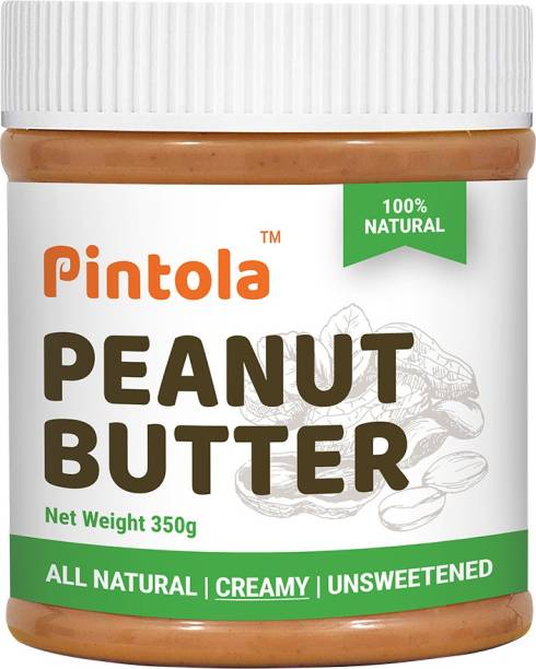 Pintola All Natural Unsweetened Peanut Butter (Creamy) 350 g