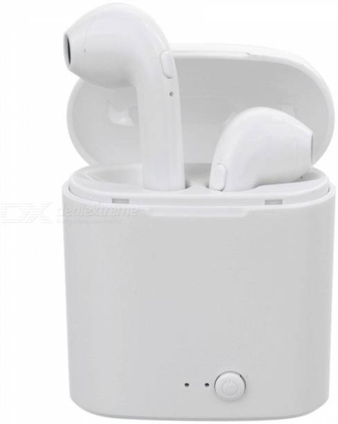 Buy Genuine Good Sound Quality Wireless Bluetooth Earphone With Mic & Charging Box Bluetooth Headset