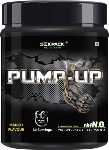 SIX PACK NUTRITION Pump UP Pre-Workout 30 Servings Mango Creatine