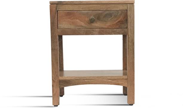 CRAFTKAAR Solid Wood Side Table