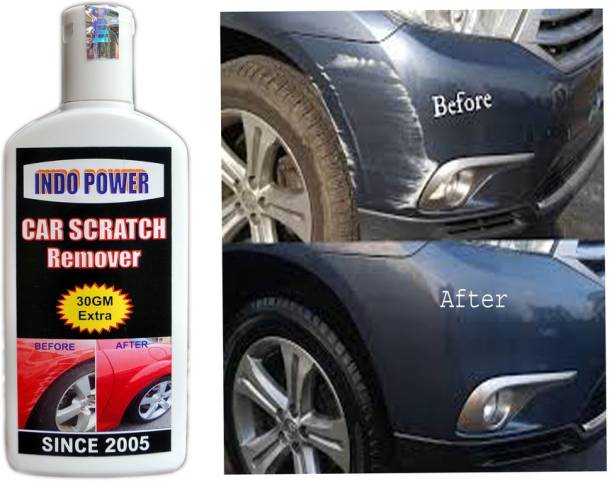 INDOPOWER CAR SCRATCH REMOVER 100gm.All Colour Car & Bike Scratch Remover, Advanced Formula Rubbing Compound (Not for Dent & Deep Scratches) Combo
