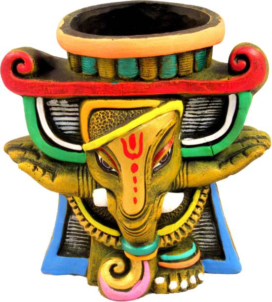SUNINOW Ganesh Idol Flower Pot/vase for Home Decor/Office Decor Terracotta, Earthenware Vase