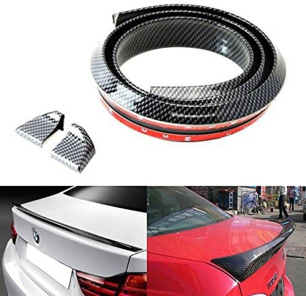 EliteAuto Carbon Finish Samurai Trimmable Car rear trunk wing lip/Spoiler - Universal Fit all Cars Car Spoiler