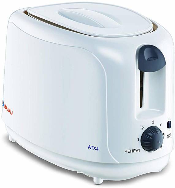 BAJAJ 750 WATT Watt Pop-up Toaster (White) 750 W Pop Up Toaster