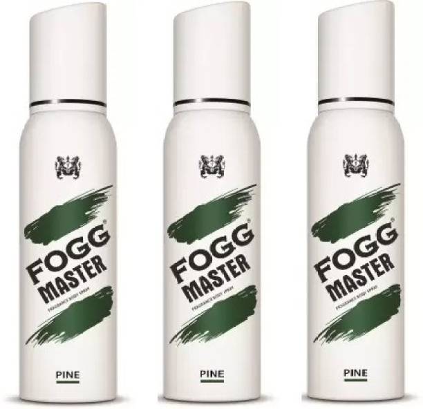 FOGG MSTER PINE 120ML ECH (paCK F 3) CBFGT Deodorant Spray  -  For Men & Women