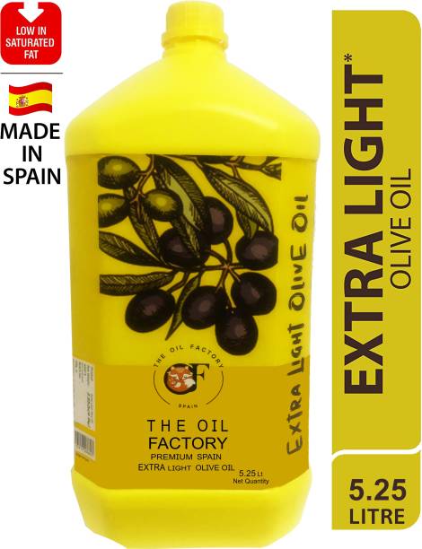 The Oil Factory Extra Light Olive Oil, Ideal for All Indian Cooking, (Imported from Spain ) Olive Oil Plastic Bottle