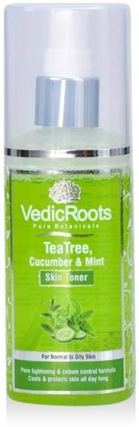 VedicRoots Tea Tree, Cucumber & Mint Skin Toner Men & Women