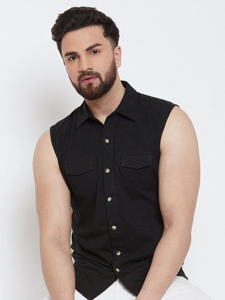 men's shirt without sleeves