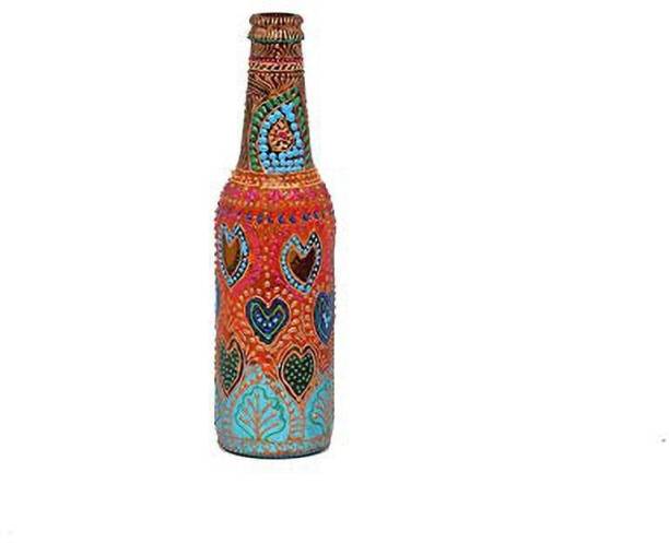 Tailos Modern & Classic Premium Quality Decorative Glass Bottles for Home & kitchen Decorative & Lights, Vases & Multipurpose Decorative Bottle