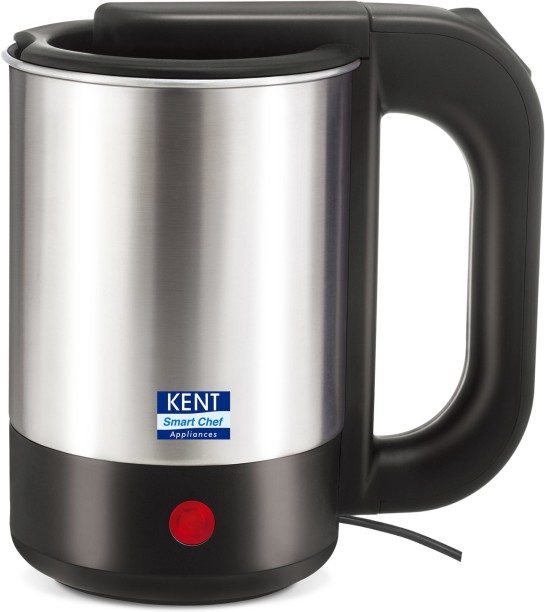 Kent ZIP 16054 0.5 L Electric Kettle (Black & Silver)