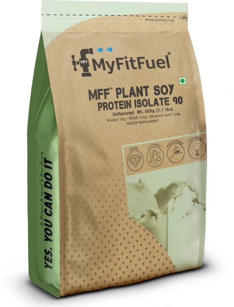 MyFitFuel MFF Soy Protein Isolate 90 - (1.1 lbs) Plant-Based Protein