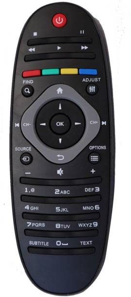 Upix URC120 LCD/LED TV Remote URC120 (Without D2H) LCD/LED TV Remote Compatible for Philips LCD/LED TV (EXACTLY SAME REMOTE WILL ONLY WORK) Remote Controller
