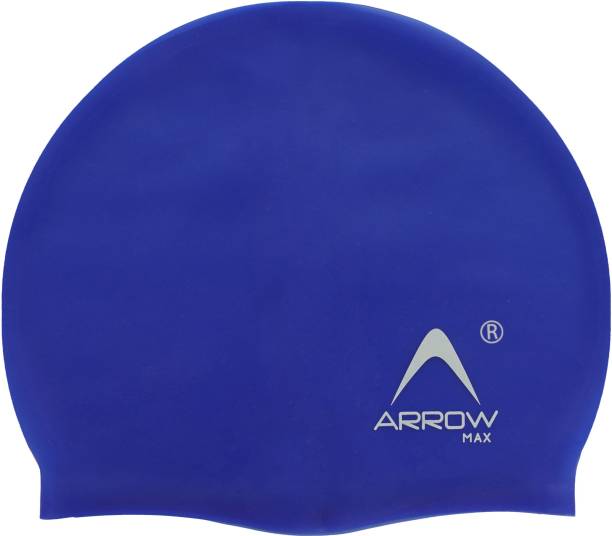 ArrowMax PREMIUM 100% SILICONE EASY COMFORT ANTI SLIP Swimming Cap