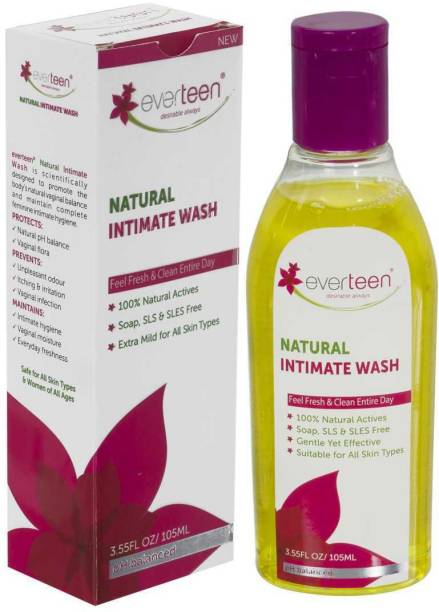 everteen Natural Intimate Wash for Feminine Hygiene in Women – 1 Pack (105 ml) Intimate Wash